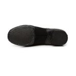 Rosefinch Black Leather Jazz Dance Shoes for Women