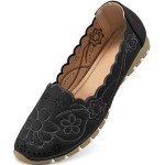 Aomigoct Women's Comfortable Casual Ballet Flats