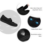 Oviaric Women's Black Mary Jane Comfort Flats