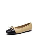 DREAM PAIRS Women's Cap Toe Ballet Flats