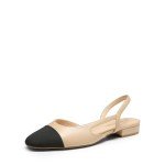 DREAM PAIRS Women’s Square Toe Slingback Flats
