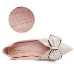 Comfortable Leather Pointed Toe Flats for Women