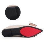 Comfortable Leather Pointed Toe Flats for Women