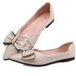 Comfortable Leather Pointed Toe Flats for Women