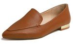 Feversole Women's Camel Brown Loafer Flats Size 9