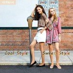 Comfortable Women's Lace-Up Ballet Flats in Beige