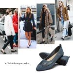 Stylish Black Pointed Toe Flats for Women
