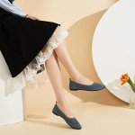 Stylish Black Pointed Toe Flats for Women