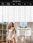 Avidlove Sexy Lingerie for Women Satin Slip Dress Night Dress Silk Nightgowns Chemise Pajamas Nighty Mini Sleepwear Short Nightwear