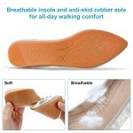 Silver Rhinestone Ballet Flats for Women