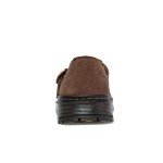 Women's Brown Suede Comfort Mary Jane Flats