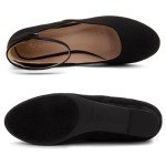 Women's Low Wedge Ankle Strap Flat Shoes