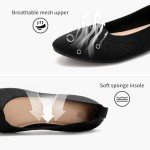 Stylish Black Pointed Toe Flats for Women