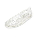 Stylish Clear Jelly Flats for Women - 6.5 Narrow