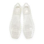 Stylish Clear Jelly Flats for Women - 6.5 Narrow
