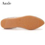 Anxle Women's Bling Rhinestone Foldable Ballet Flats