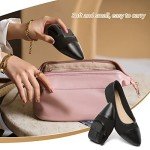 POVOGER Women's Comfortable Foldable Ballet Flats