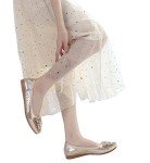 Anxle Women's Bling Rhinestone Foldable Ballet Flats