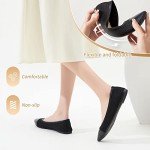 POVOGER Women's Comfortable Foldable Ballet Flats