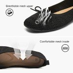 Comfortable Black Crochet Lace Ballet Flats for Women