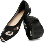 HEAWISH Women's Comfortable Pointed Toe Ballet Flats
