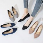 Ataiwee Women's Comfortable Wide Width Ballet Flats