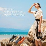 Comfortable Black Crochet Lace Ballet Flats for Women