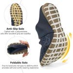 Cute Adjustable Blue Slide-On Flats for Women