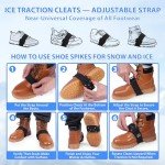 Sfee Ice Cleats: Non-Slip Traction for All Shoes