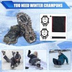 Women’s Ice Cleats for Winter Hiking and Walking
