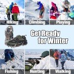 Women’s Ice Cleats for Winter Hiking and Walking