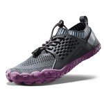 NORTIV 8 Women's Aqua Athletic Shoes - Grey/Purple