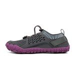 NORTIV 8 Women's Aqua Athletic Shoes - Grey/Purple
