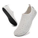 WateLves Women's Barefoot Water Shoes - Diamond White