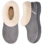 Cozy Memory Foam Slippers with Faux Fur Collar