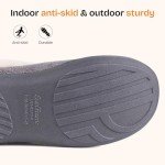 Cozy Memory Foam Slippers with Faux Fur Collar