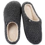 RockDove Sherpa Fleece Clog Slippers for Women