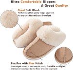 Cozy Fuzzy Memory Foam Slippers for Women