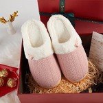 Cozy Pink Fuzzy Memory Foam Slippers for Women