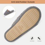 Cozy Slip-On Fuzzy Memory Foam Slippers for Women