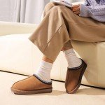 Cozy Faux Fur Platform Slippers for Women