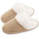 Cozy Fuzzy Memory Foam Slippers for Women