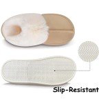 Cozy Fuzzy Memory Foam Slippers for Women