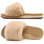 Cozy Fuzzy Slippers with Arch Support for Women