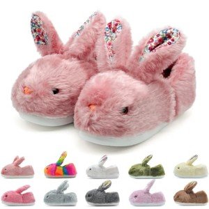 Cute Pink Bunny Slippers for Women