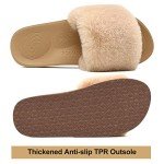 Cozy Fuzzy Slippers with Arch Support for Women