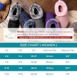 HomeTop Women's Cozy Cable Knit Slippers - Royal Purple