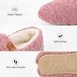 Cozy Pink Memory Foam House Slippers for Women