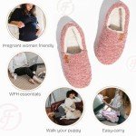 Cozy Pink Memory Foam House Slippers for Women