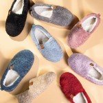 Cozy Pink Memory Foam House Slippers for Women